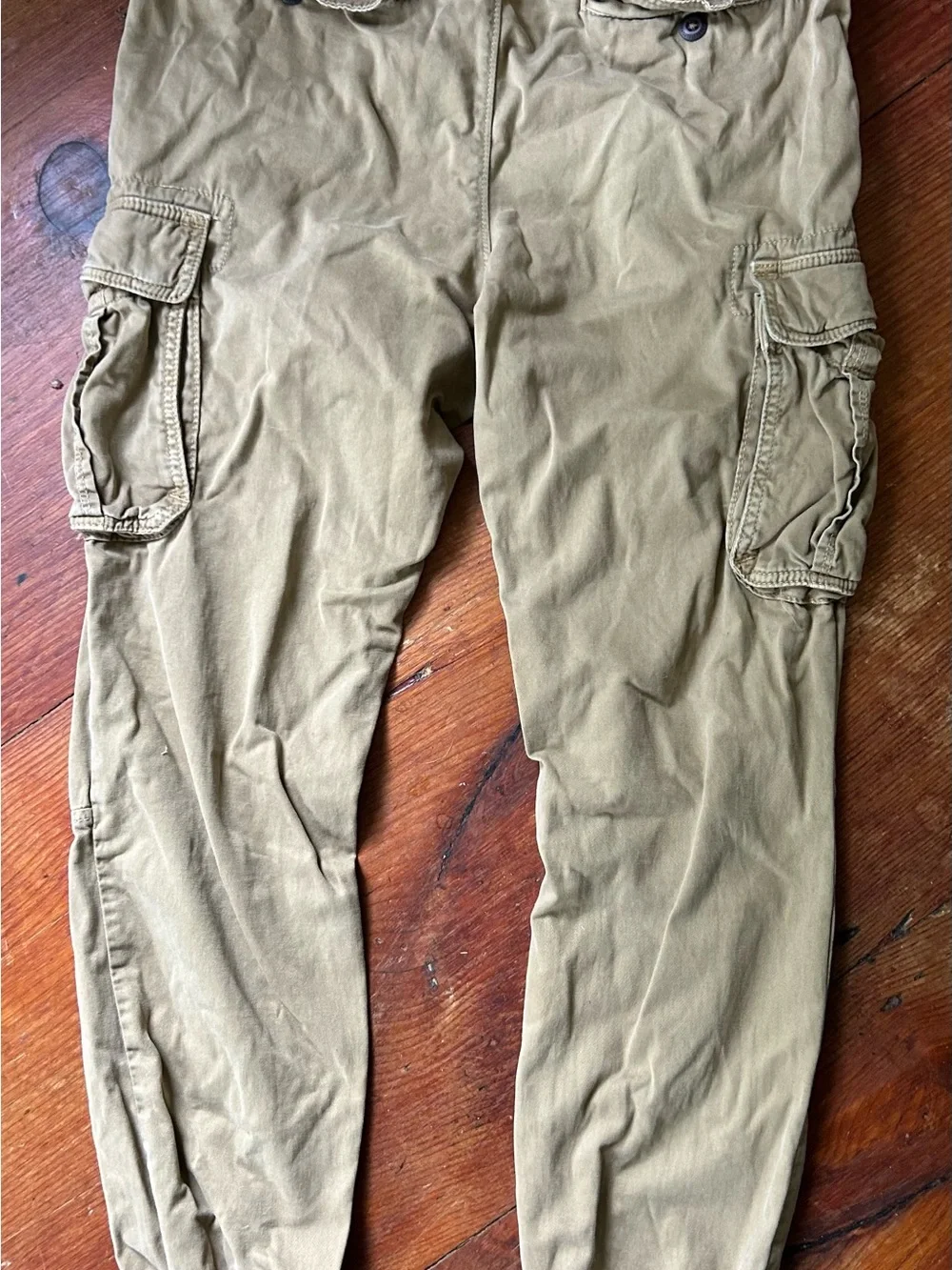 Men's Cargo Jogger Pants in Khaki
